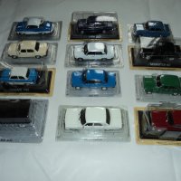 Метални мащабни модели на соц. автомобили, Deagostini, Деагостини, в мащаб 1/43, снимка 1 - Колекции - 30661721