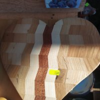 Дървена дъска "Сърце" , снимка 1 - Други - 40101657