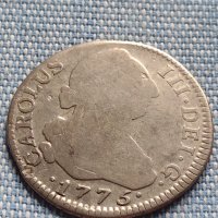 Сребърна монета 2 реала 1776г. Карл трети Мадрид Испания 23914, снимка 2 - Нумизматика и бонистика - 42899918