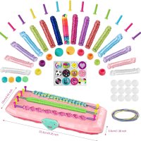 Комплект за плетене на гривни за деца, снимка 6 - Образователни игри - 42795989