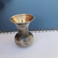 Стара сребърна ваза 19-ти век с позлата, снимка 9 - Антикварни и старинни предмети - 38990448