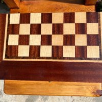Комплект шах- табла, ръчна изработка, снимка 6 - Шах и табла - 40680690