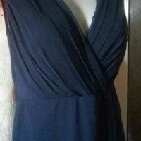 Нова тъмно синя рокля  на "Vila" ПРОМОЦИЯ - 20лв.👗🍀M(40)р-р👗🍀арт.647, снимка 6 - Рокли - 29707769