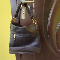 Закачлива ефектна сладка черна дамска чанта, снимка 7 - Чанти - 40799213