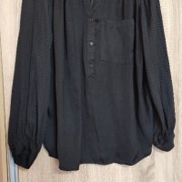 Черна риза H&M, снимка 2 - Ризи - 31028099