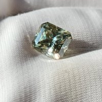 Спешно Уникален Промоция ТОП  Фенси Мойсанит диамант Moissanite Diamond Ледено бяло,3 карата, снимка 8 - Други - 34232229