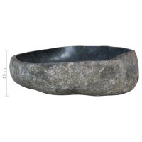 Овална мивка от речен камък, 46-52 см, снимка 5 - Мивки - 40308590