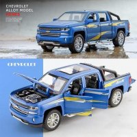 Метални колички: Chevrolet Silverado (Шевролет Силверадо), снимка 13 - Колекции - 35526221