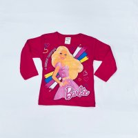 Блуза Барби Размери -1г.2г.3г.4г.5г. Цена -10 лв, снимка 2 - Детски Блузи и туники - 42053992