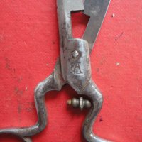 Страхотна старинна ножица Solingen, снимка 5 - Фризьорски принадлежности - 40262792