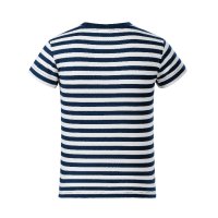 Нова детска моряшка тениска, тъмносиньо/бяло райе, снимка 3 - Детски тениски и потници - 42495102
