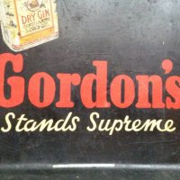 Метален поднос GORDONS, снимка 3 - Антикварни и старинни предмети - 39081838