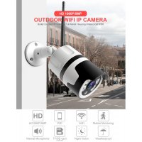  Камера Smart FullHD за външно видеонаблюдение през телефон, снимка 2 - HD камери - 30921169