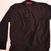 Черен пуловер, снимка 2 - Блузи с дълъг ръкав и пуловери - 30385041