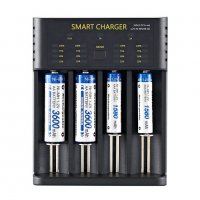 Зарядно Smart USB Charger M04 за 18650 Li-Ion батерии, снимка 6 - Друга електроника - 37761991