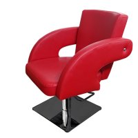 Фризьорски стол - М1001, червен