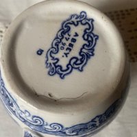 Над 100 годишни чиния и каничка /Синя магия за дълголетие, снимка 8 - Антикварни и старинни предмети - 44287339