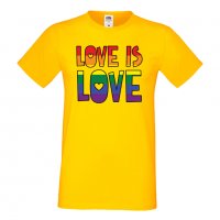 Мъжка тениска Love is Love 1 multicolor Прайд,Празник.Повод,Изненада, снимка 13 - Тениски - 37103142
