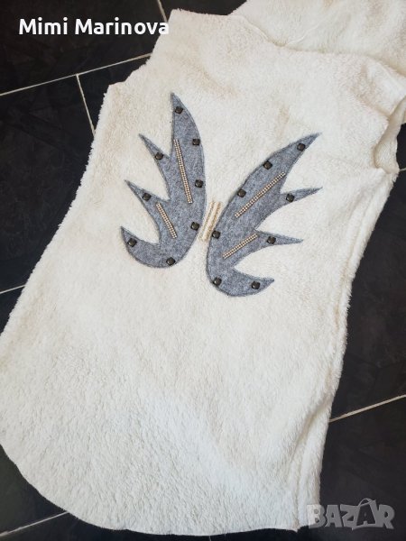  Пухен елек с апликация , снимка 1