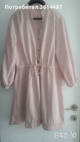 Рокля лен и памук, снимка 1