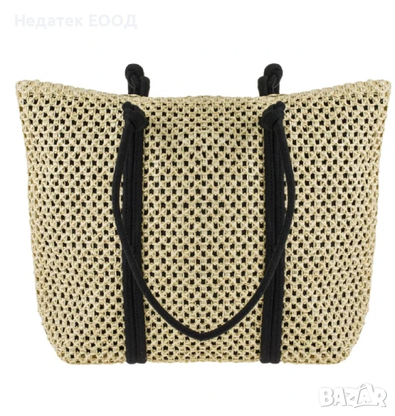 Дамска сламена чанта,  44x11x32 см. , снимка 1