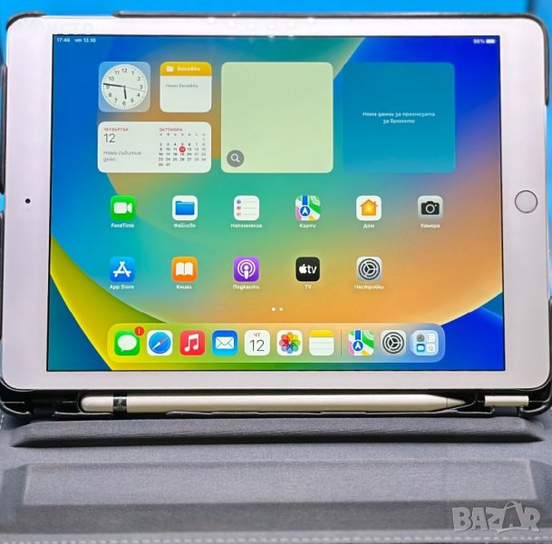 Apple iPad 10.2 (7th Gen) WiFi 32 GB Silver + Apple Pencil, снимка 1