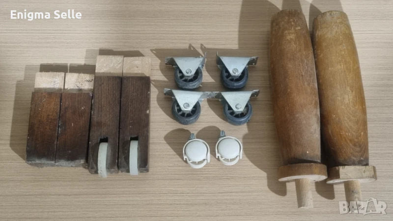 Лот от колелца и крачета за мебели , снимка 1