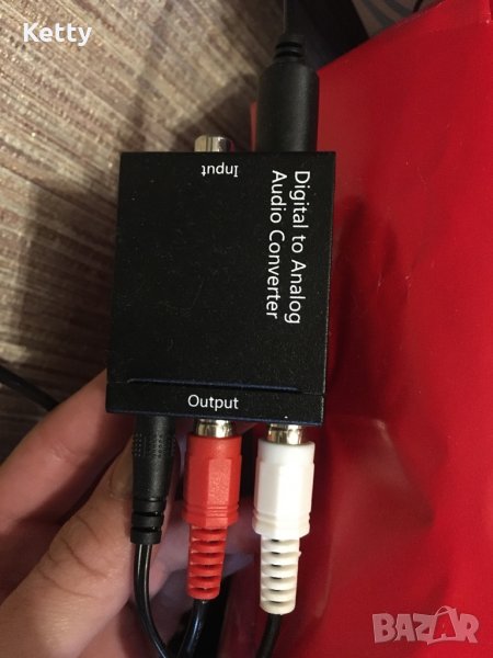 Аудио Конвертор цифров към аналогов/Optical-AUX, снимка 1
