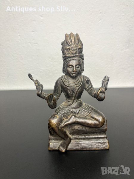 Стара бронзова фигура на Кали / Буда. №5094, снимка 1