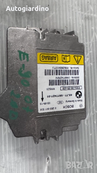 Airbag модул / сензор / датчик зa BMW E90 - 65.77-6977427-01 / 0285001531, снимка 1