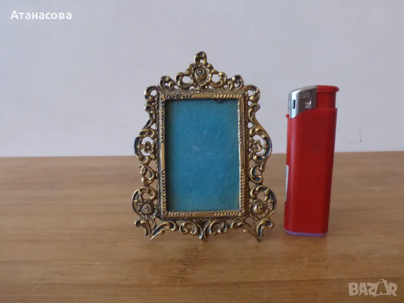 Бронзова рамка за снимка Барок, снимка 1