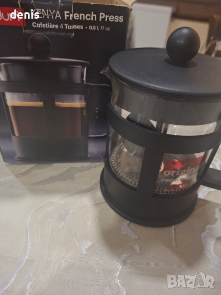 Оригинална френска преса за кафе Kenya, снимка 1