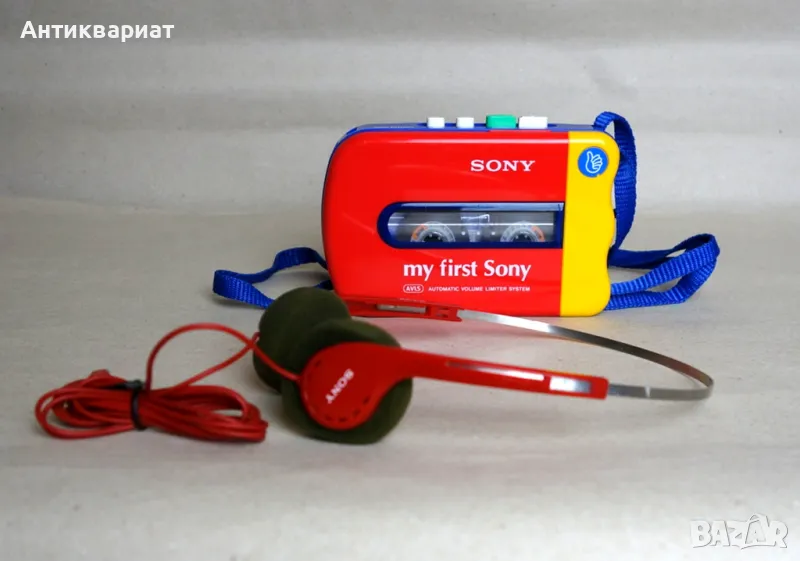 Walkman Sony "My First Sony" WM-3500 с оригиналните слушалки Sony MDR-006, снимка 1