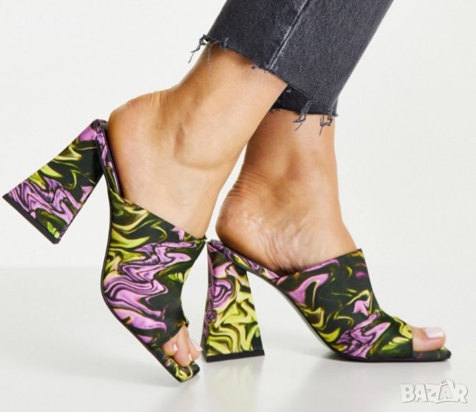 Ефектни дамски чехли ASOS, номер 37 и 38. НОВИ!, снимка 1