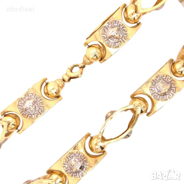 Златен синджир 56,42гр. 66см. 14кр. проба:585 модел:29919-1, снимка 1