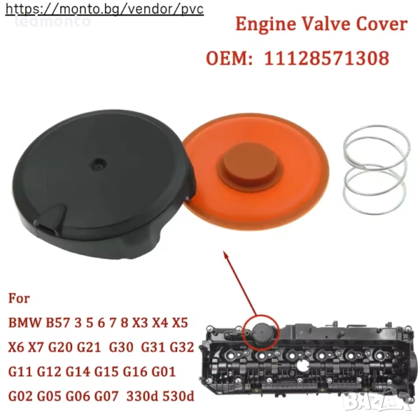 Мембрана за Картерни Газове BMW B57 – G20 G30 X5 X7, снимка 1