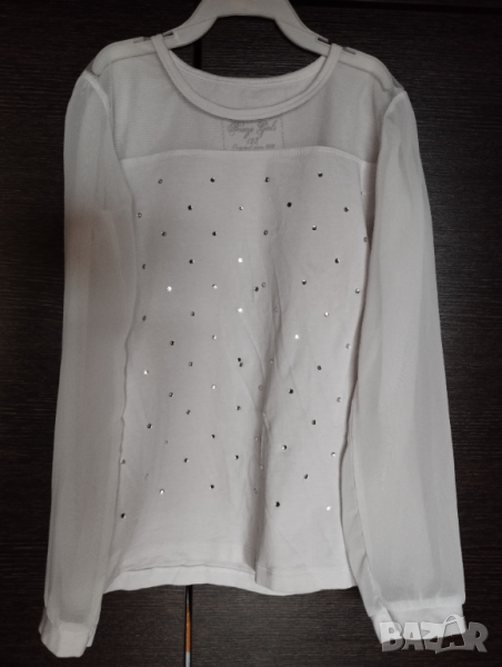 Детска елегантна блуза 128, снимка 1