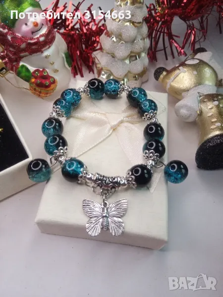 Гривна с пеперуда , снимка 1