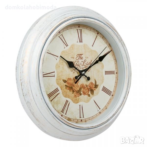 Стенен часовник Декоративен винтидж, 30 см, снимка 1