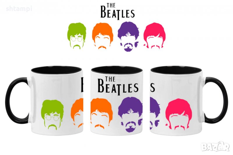 Чаша Beatles 21,Керамична Чаша, Кафе Чай, Игра,Изненада,Подарък,Повод,Празник,Рожден Ден, снимка 1