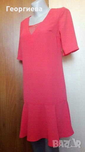 Прелестна рокля цвят корал👗🍀S/M,M👗🍀арт.2029, снимка 1