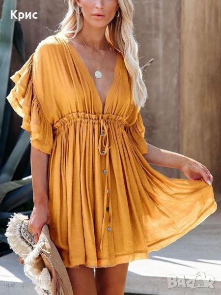 Плажна рокля универсален размер., снимка 1