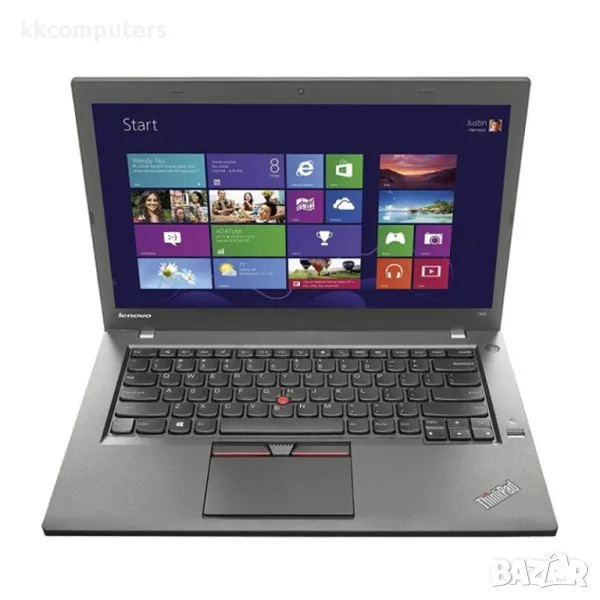 Реновиран лаптоп Lenovo ThinkPad T450 - 399,00 лв., снимка 1