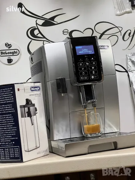 Кафемашина кафе автомат delonghı dinamica с гаранция, снимка 1