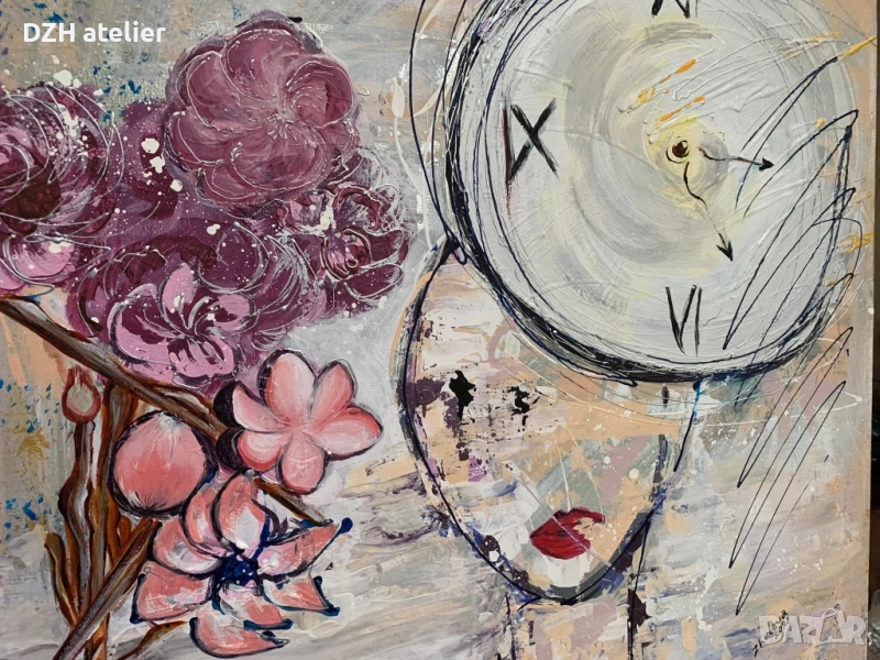 Авторска картина “Жена без време”, снимка 1