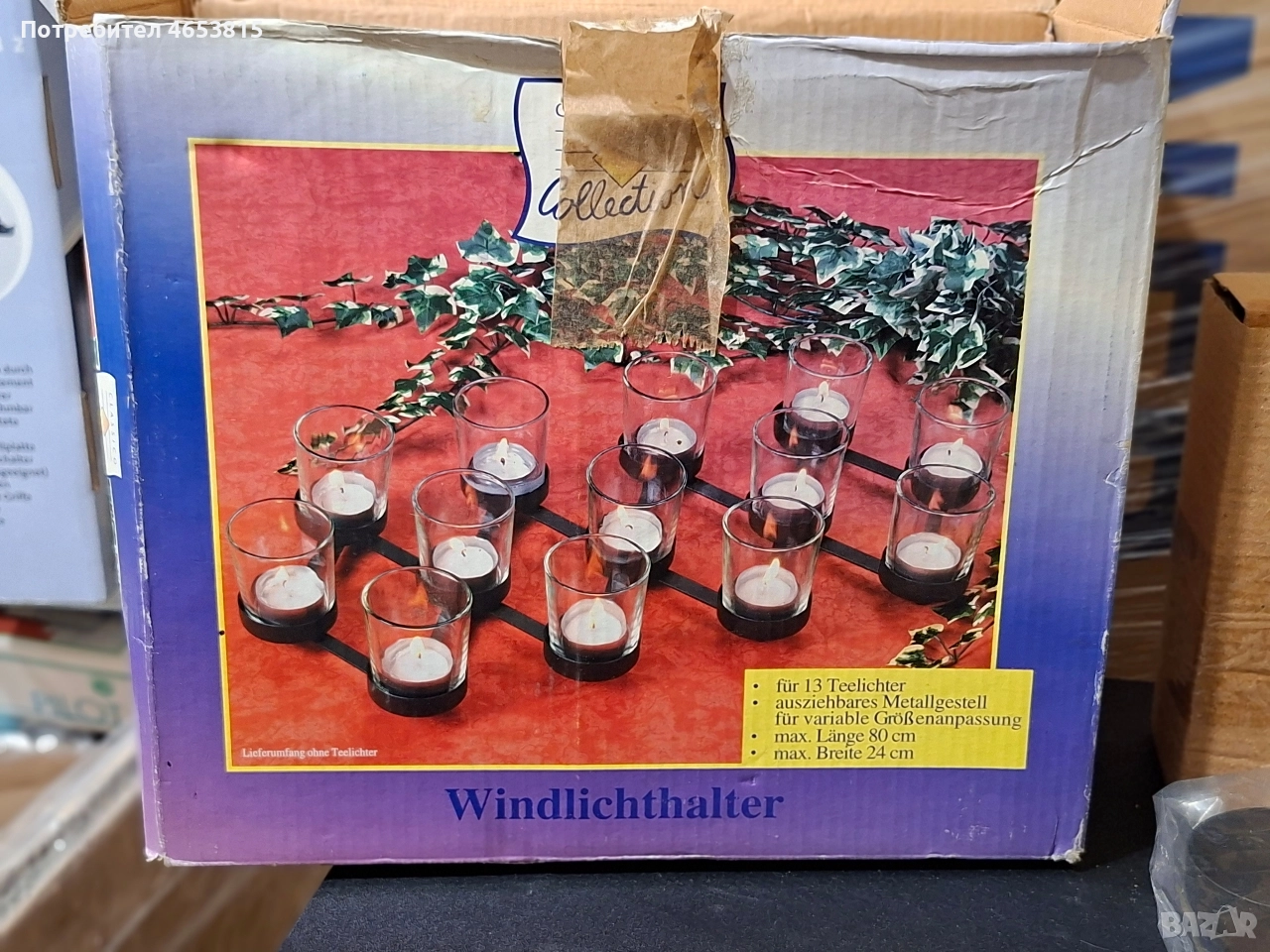 Свещник за 13бр.свещи, снимка 1