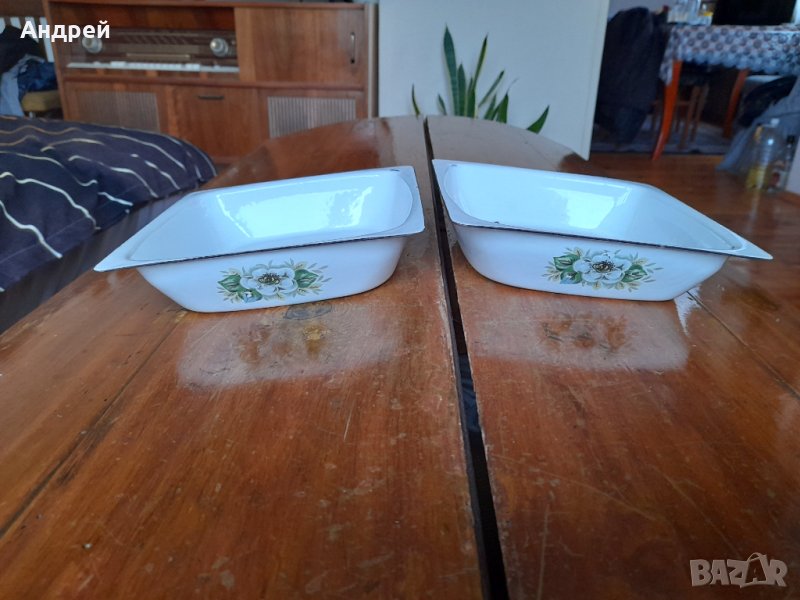 Стара емайлирана купа,купи #5, снимка 1