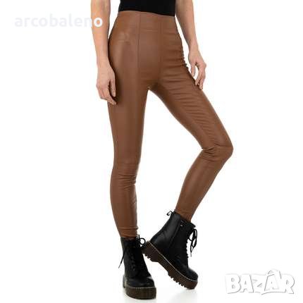 Ликвидация! Дамски панталони от еко кожа, само черен цвят - Доставка 24 часа , снимка 1