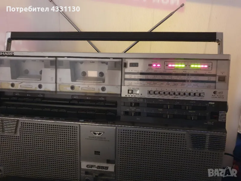 sharp gf 555 касетофон, снимка 1