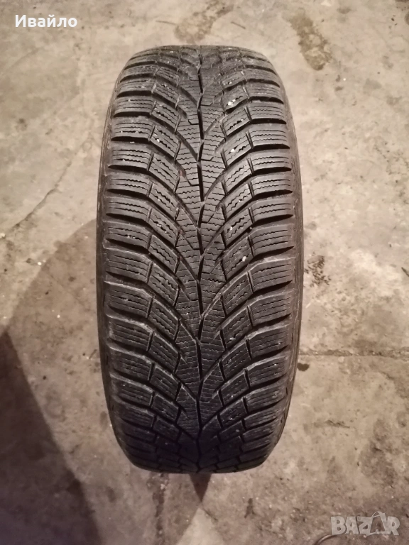 Продавам 1 брой зимна гума 205.55.16 дот 2021 Контентал , снимка 1